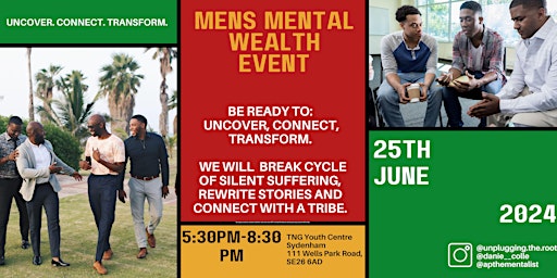 Mens Mental Wealth event primary image