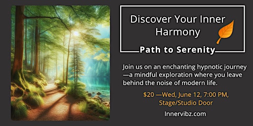 Imagem principal do evento Discover Your Inner Harmony: A Path to Serenity