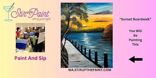 Imagem principal do evento Seattle Paint and Sip, Paint Party, Paint Night  With Stir Up The Paint