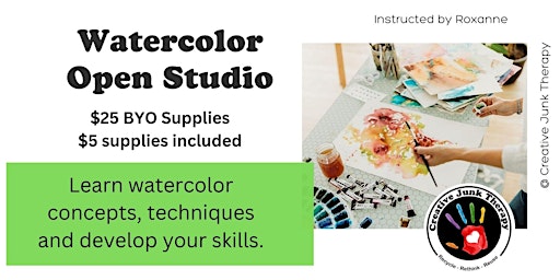 Watercolor Open Studio primary image