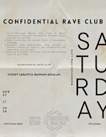 Primaire afbeelding van Confidential Rave Club ( Week 004 )