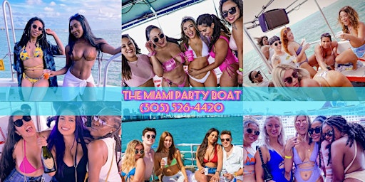 Primaire afbeelding van All Inclusive Party Miami Boat  +  FREE DRINKS
