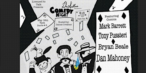 Imagem principal de Licensed to Talk presents: Comedy Night at Doc Sullivan’s
