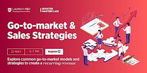 Imagem principal do evento Booster Masterclass: Go-To-Market & Sales Strategy