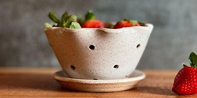 Mother's Day Two Hour Intro to Pottery wheel & clay making-Berry Bowls primary image