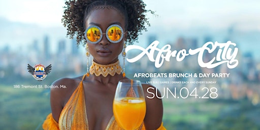 AfroCity  Brunch + Day Party @Guys Fieri Boston | 1p-8p primary image