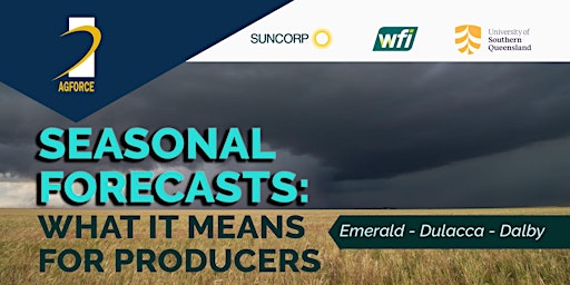 Imagem principal do evento Seasonal Forecasts: What It Means For Producers