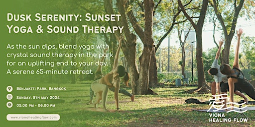 Sunset Yoga + Sound Therapy in Nature primary image