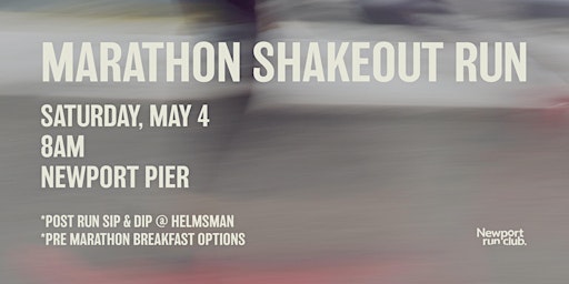 OC Marathon Shakeout Run  primärbild