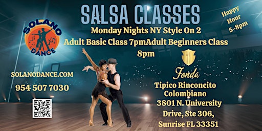 Primaire afbeelding van Monday Salsa Classes