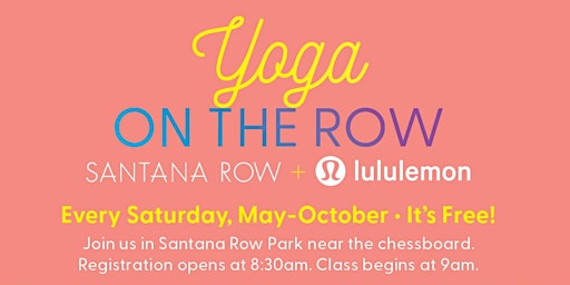 Image principale de Yoga on The Row with lululemon