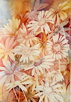 Daisy dream watercolour class on Zoom primary image