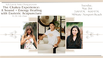 Imagem principal de The Chakra Experience: Sound + Energy Healing w/ Esoteric Acupuncture