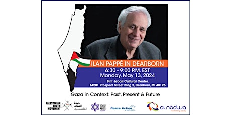 ILAN PAPPE on GAZA in Context: Past, Present & Future — Free Attendance!