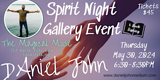 Imagem principal de Spirit Message Gallery Event with Daniel John - Canastota