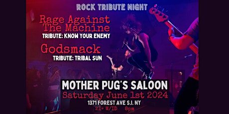 Rage Against The Machine + Godsmack Tribute Bands at Mother Pugs Saloon