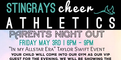 Stingrays Cheer Athletics - "Era's Tour" Parents Night Out primary image