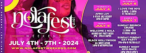 Collection image for Nola Fest Weekend 2024