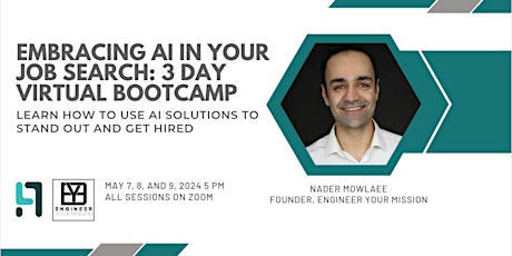 Embracing AI in Your Job Search: A 3 Day Virtual Bootcamp primary image