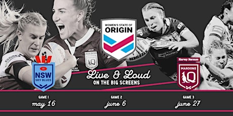 Game 2 - Women's State of Origin - Watch Party