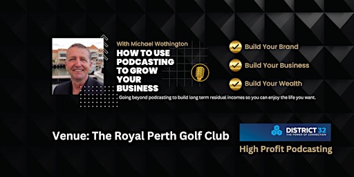 Immagine principale di FREE 2 Hour 'How To Use Podcasting To Grow Your Business' Workshop 4th June 