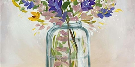 A Vase of Delightful Flowers - Paint and Sip by Classpop!™