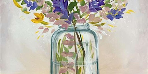 A Vase of Delightful Flowers - Paint and Sip by Classpop!™  primärbild