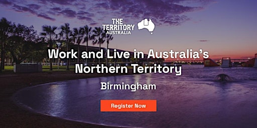 Birmingham Key Note presentation - Work and Live in the NT primary image