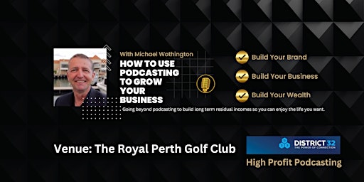 Imagem principal do evento FREE 2 Hour 'How To Use Podcasting To Grow Your Business' Workshop 21st May