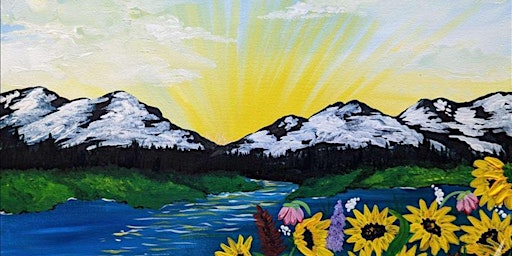 Flowers in the Mountains - Paint and Sip by Classpop!™  primärbild