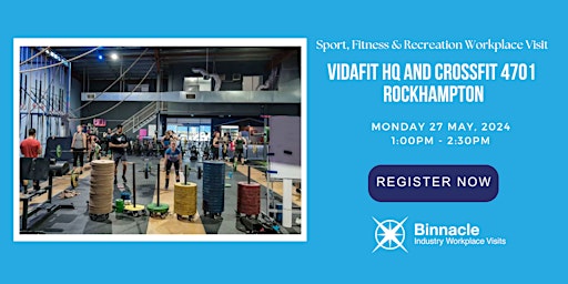 Imagem principal do evento VidaFit HQ and Crossfit 4701 (Rocky) SFR Industry Workplace Visit