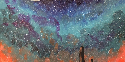 Primaire afbeelding van Starry Southwest Galaxy - Paint and Sip by Classpop!™