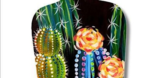 Immagine principale di Cutting Board of Cacti - Paint and Sip by Classpop!™ 