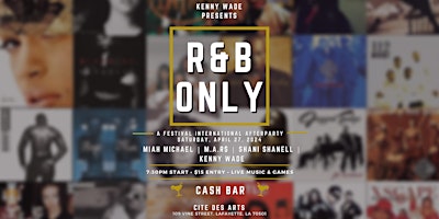 Primaire afbeelding van R&B Only: A Festival International After Party