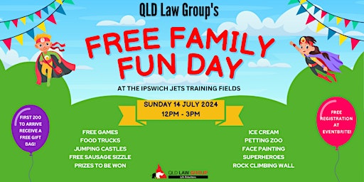 Primaire afbeelding van QLD Law Group Free Family Fun Day