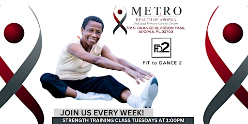 Imagem principal do evento Free Exercise Strength and Tone Class  for Senior Citizens at Metro Health