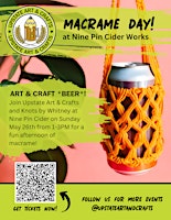 Macrame Day! at Nine Pin Cider Works primary image