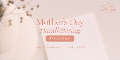 Imagem principal do evento Mother's Day HandLettering Workshop