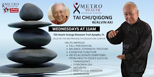 Imagem principal do evento Free Tai Chi/Qi Gong  Every Wednesday 11:00am  at Metro Health of Apopka