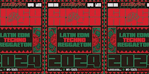 Primaire afbeelding van Electroton 'Cinco de Mayo' Latin EDM - Techno - Reggaeton DTLA