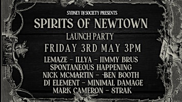 Hauptbild für Spirits of Newtown (Launch Party)