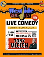 Imagem principal do evento Westside Comedy Night with headliner: Tony Vicich
