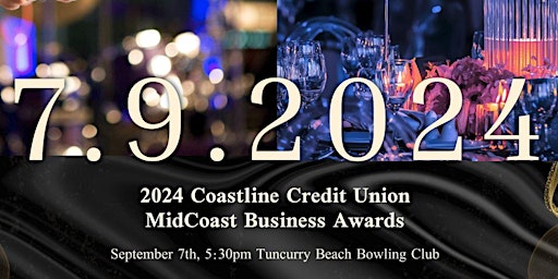 Imagem principal do evento 2024 Coastline MidCoast Business Awards