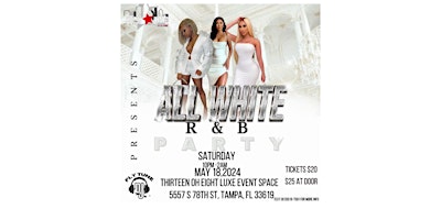 Primaire afbeelding van ALL WHITE R&B PARTY