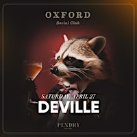 Imagem principal do evento Oxford Social Club w/ Special Guest DJ Deville