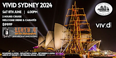 Immagine principale di Vivid Sydney 2024 | Aboard Tall Ship James Craig 