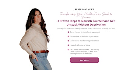 Free Well-Being Masterclass: Transforming Your Life from Stuck to Success in 3 Easy Steps