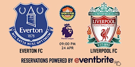Imagem principal do evento Everton v Liverpool | Premier League - Sports Pub Malasaña