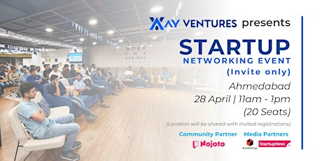 Startup Networking Event(Invite Only) - April 28  by AY Ventures