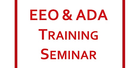 EEO & ADA Training Seminar primary image